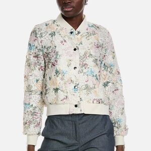 NANETTE NANETTE LEPORE
Printed Lace Bomber Jacket